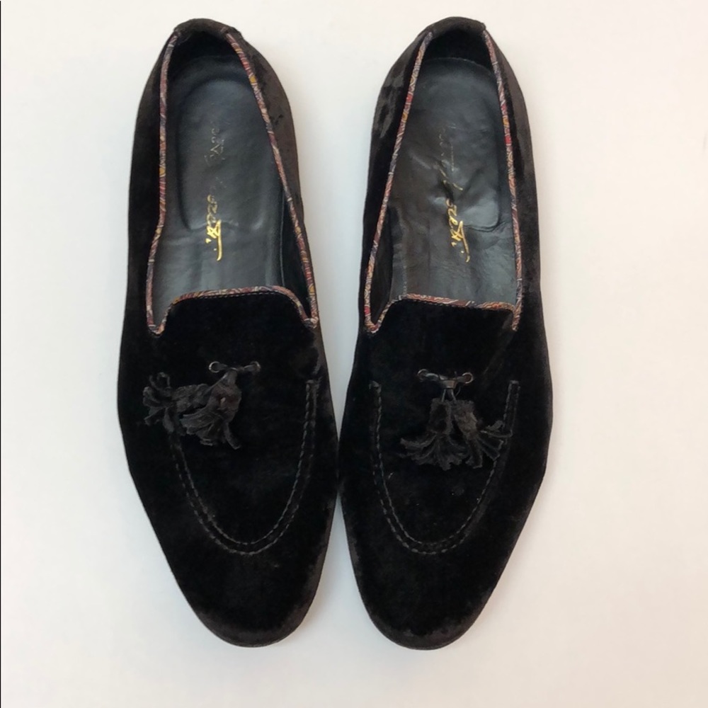 Alberto Moretti velvet loafer